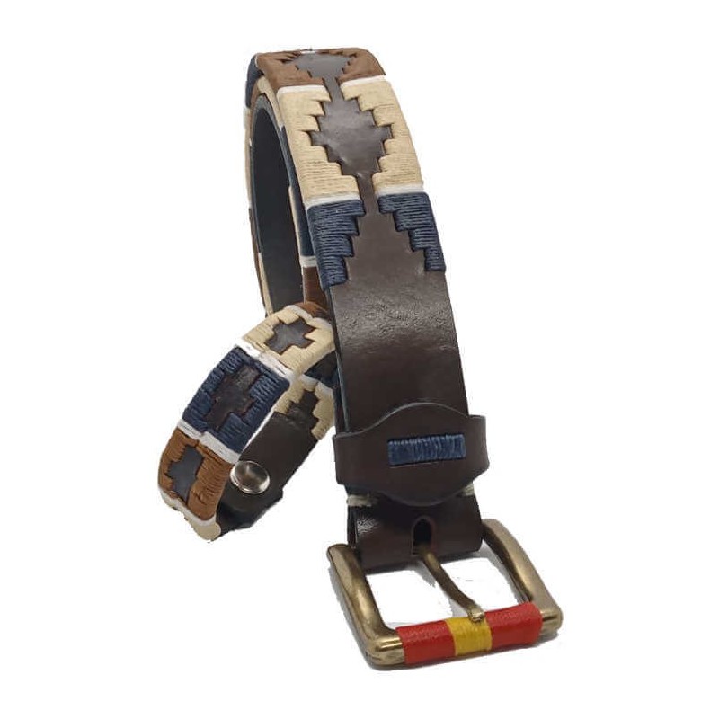 Combo Argentino bordado marrón en jmccinturonesargentinos.es