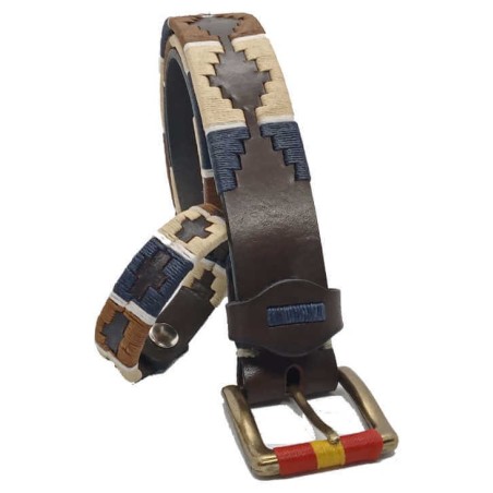 Combo Argentino bordado marrón en jmccinturonesargentinos.es