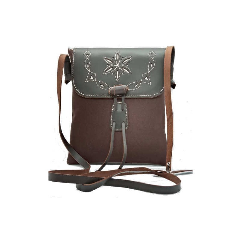 Bandolera de lona y piel en jmccinturonesargentinos.es