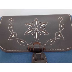 Bandolera de lona y piel en jmccinturonesargentinos.es