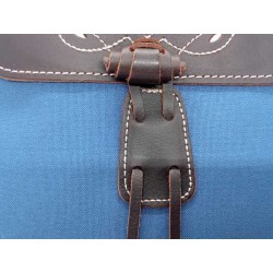 Bandolera de lona y piel en jmccinturonesargentinos.es