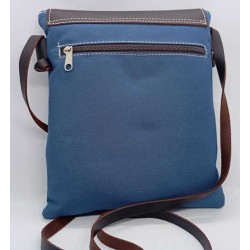 Bandolera de lona y piel en jmccinturonesargentinos.es