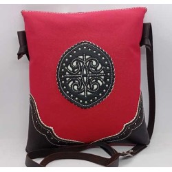 Bandolera de lona y piel en jmccinturonesargentios.es