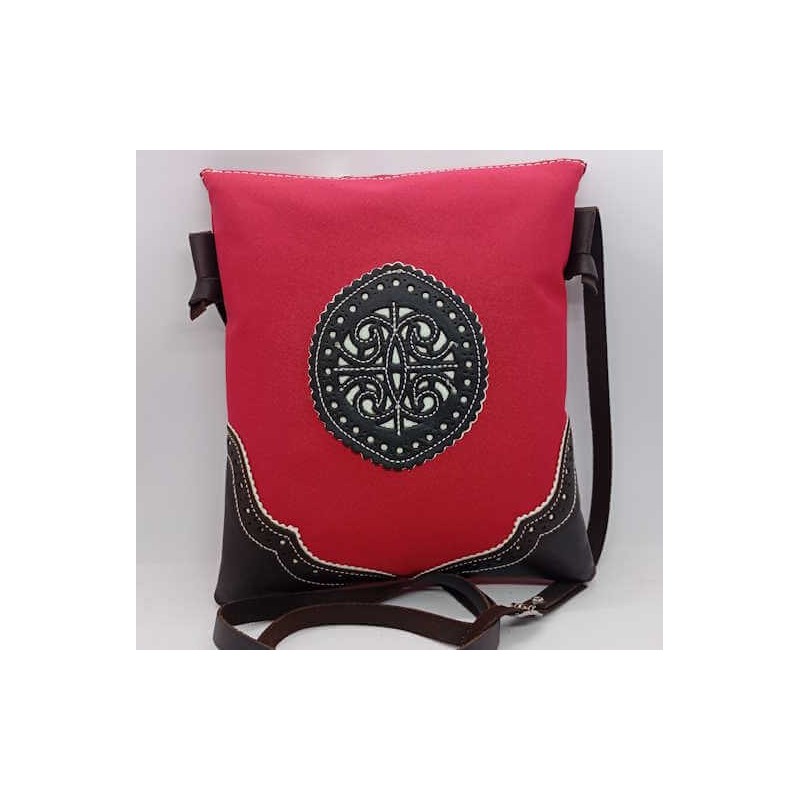 Bandolera de lona y piel en jmccinturonesargentios.es