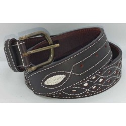 Cinturón picado engrasado en JMC CINTURONES ARGENTINOS.