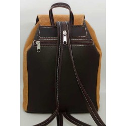 Mochila de Piel color Camel en jmccinturonesargentinos.es