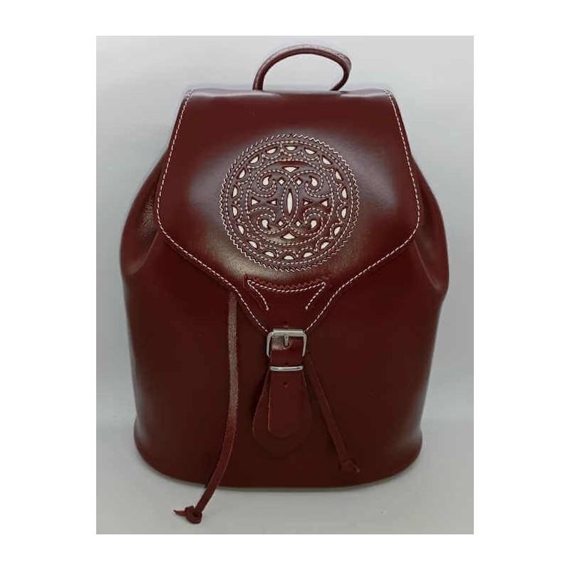 Mochila de Piel color Marrón en jmccinturonesargentinos.es